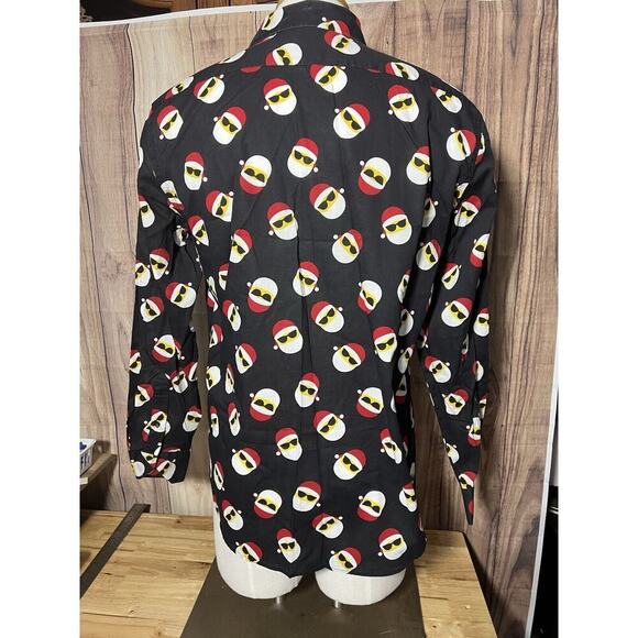 North Pole Trading Co Mens Christmas Santa Shirt Button Down - Picture 7 of 11